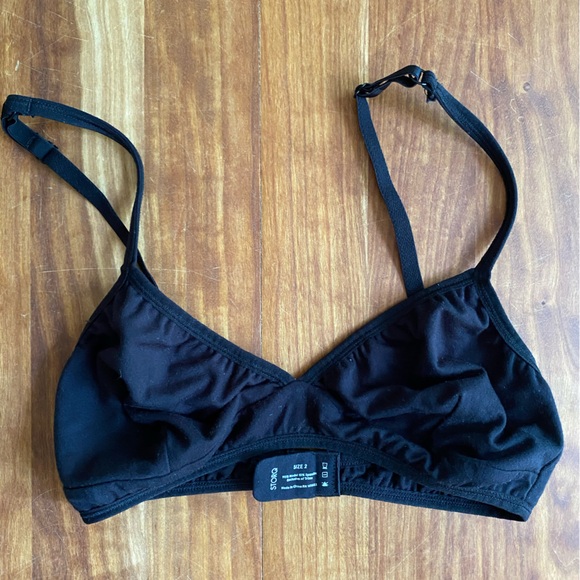 Storq everyday lounge bra, size 2, black - Picture 2 of 4